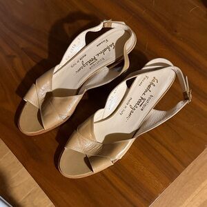 Vintage Ferragamo Slingback Sandals